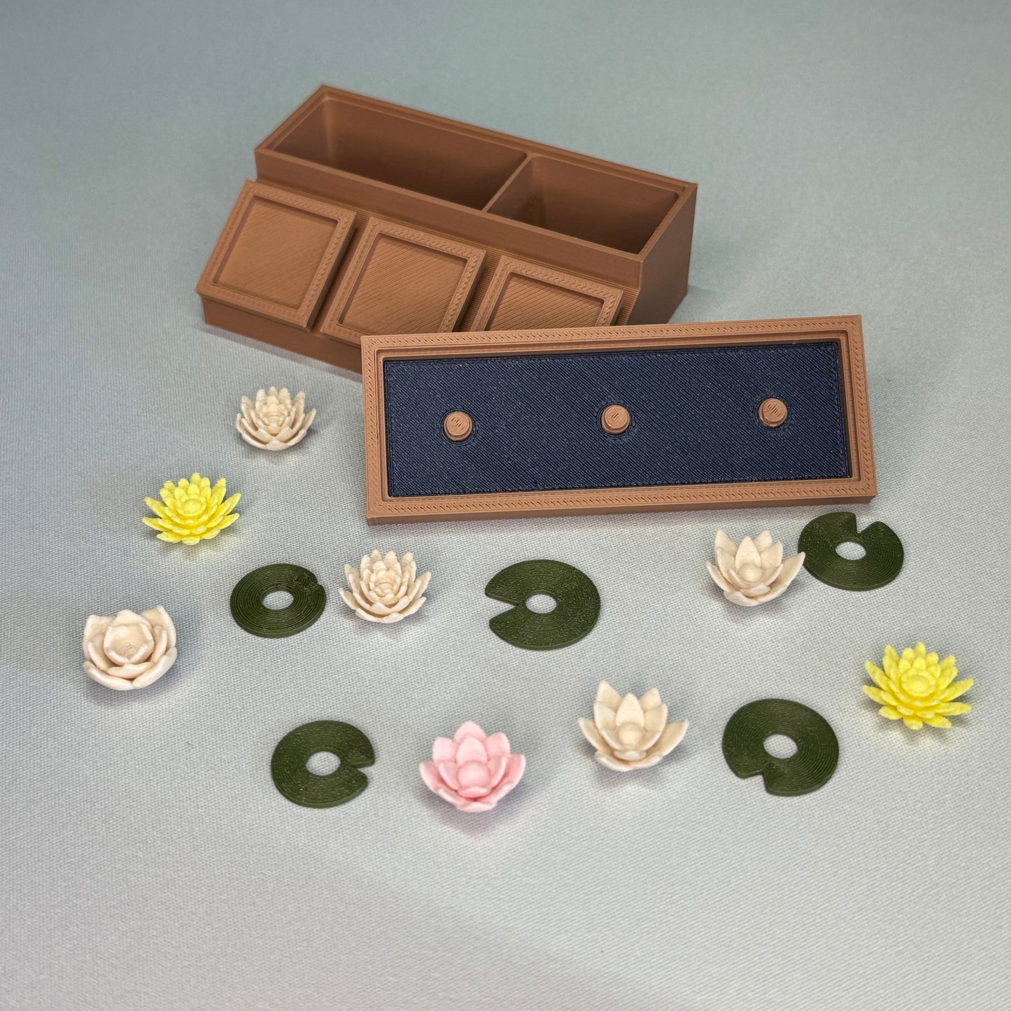 water lily keycap display planter