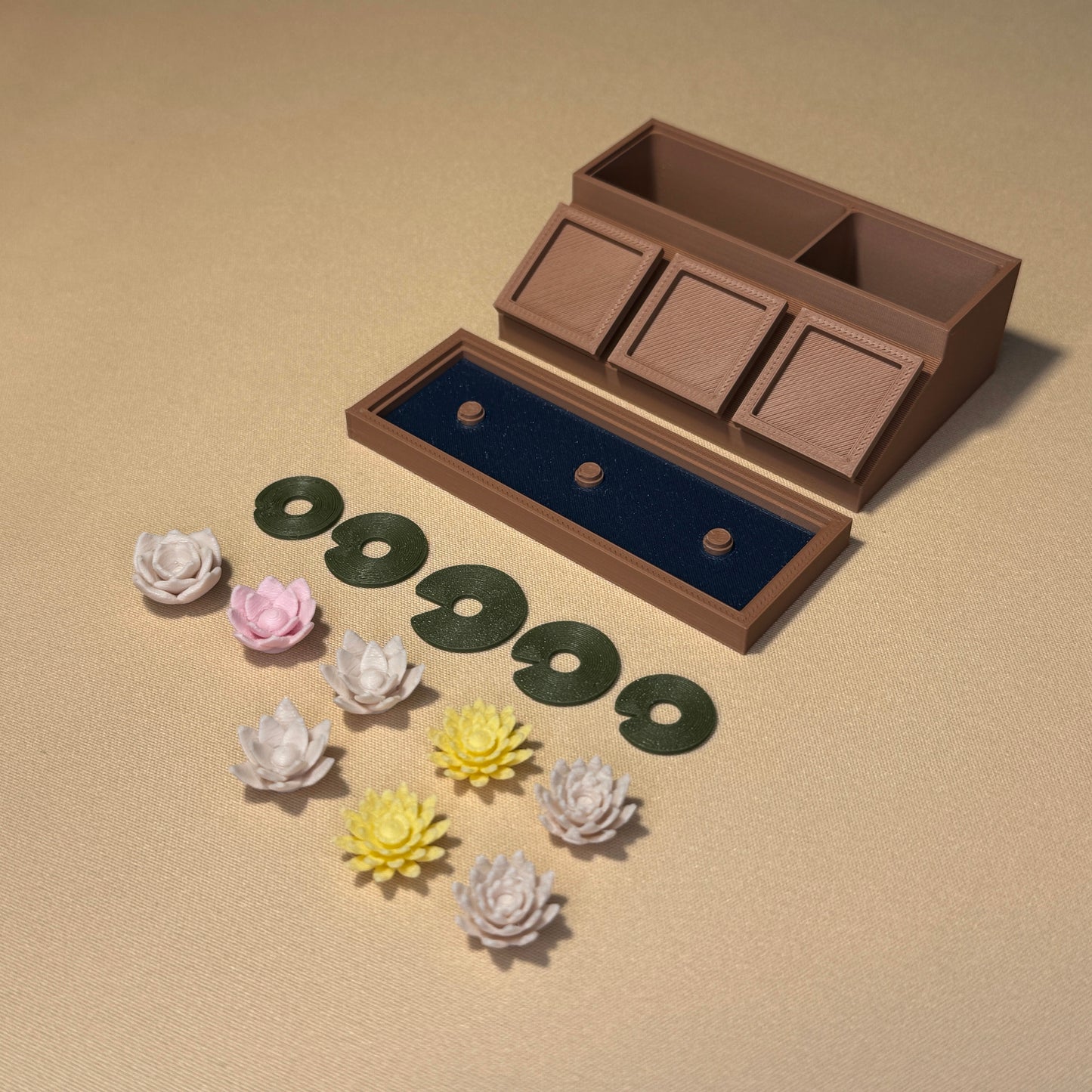 water lily keycap display planter